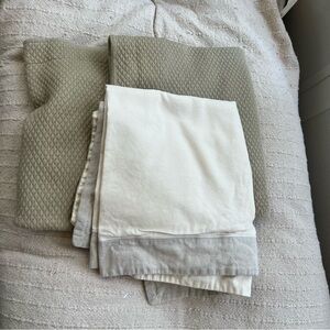 Pillowcase Lot two shams and one king case